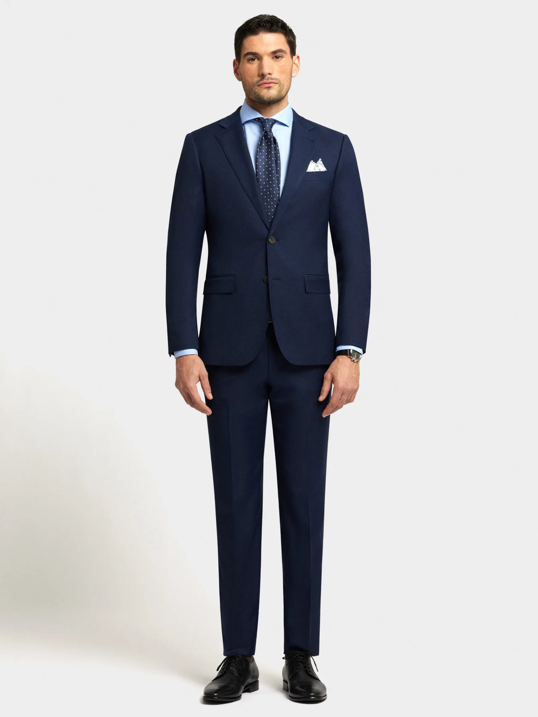 Alvaro Moreno Trajes|Trajes|PANTALON FIL A FIL Azul Marino