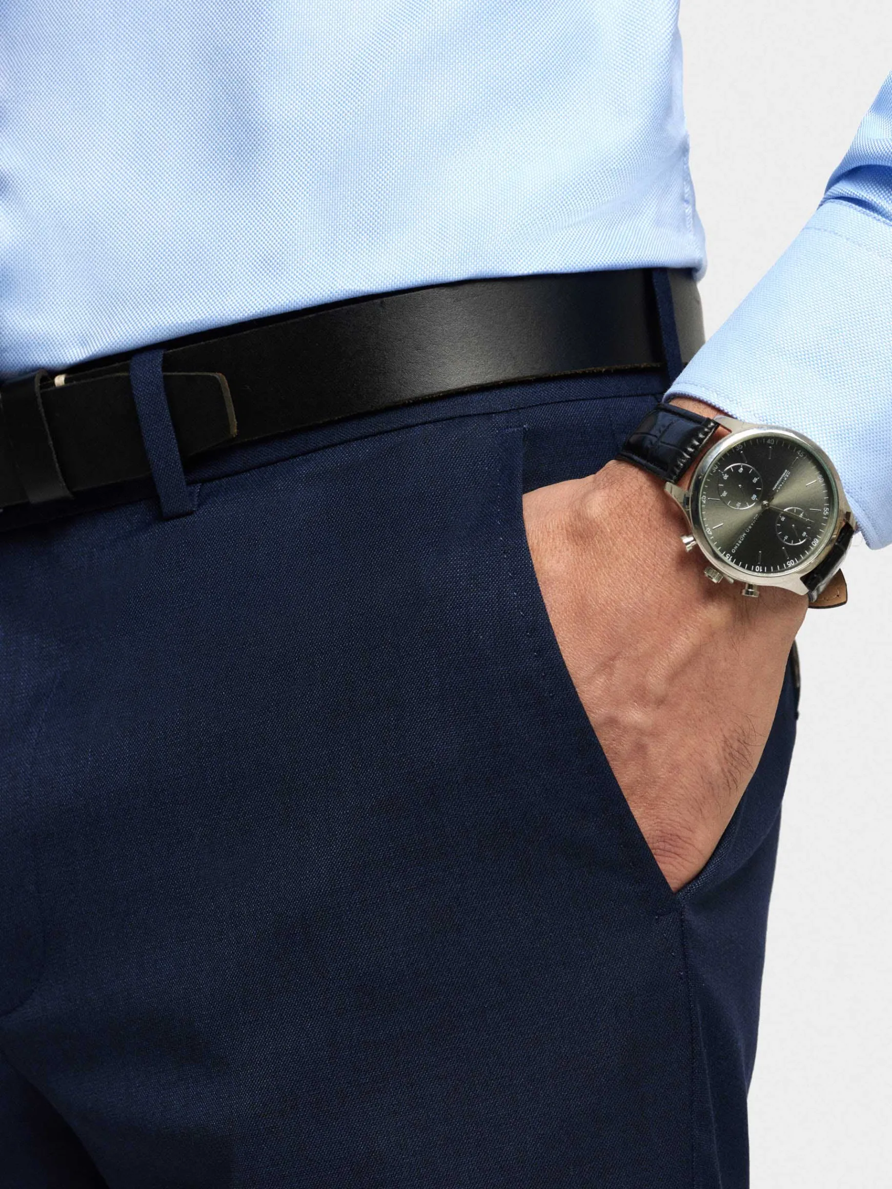 Alvaro Moreno Trajes|Trajes|PANTALON FIL A FIL Azul Marino