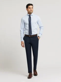 Alvaro Moreno Trajes|Trajes|PANTALON FIL A FIL Azul Marino