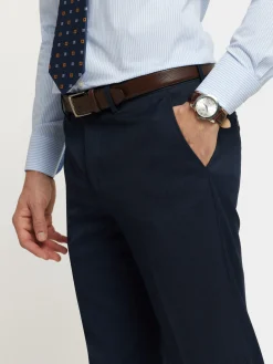 Alvaro Moreno Trajes|Trajes|PANTALON FIL A FIL Azul Marino