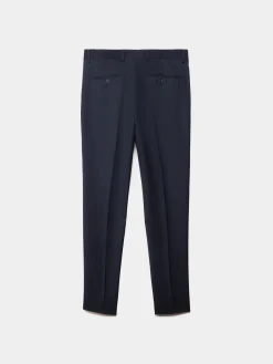 Alvaro Moreno Trajes|Trajes|PANTALON FIL A FIL Azul Marino