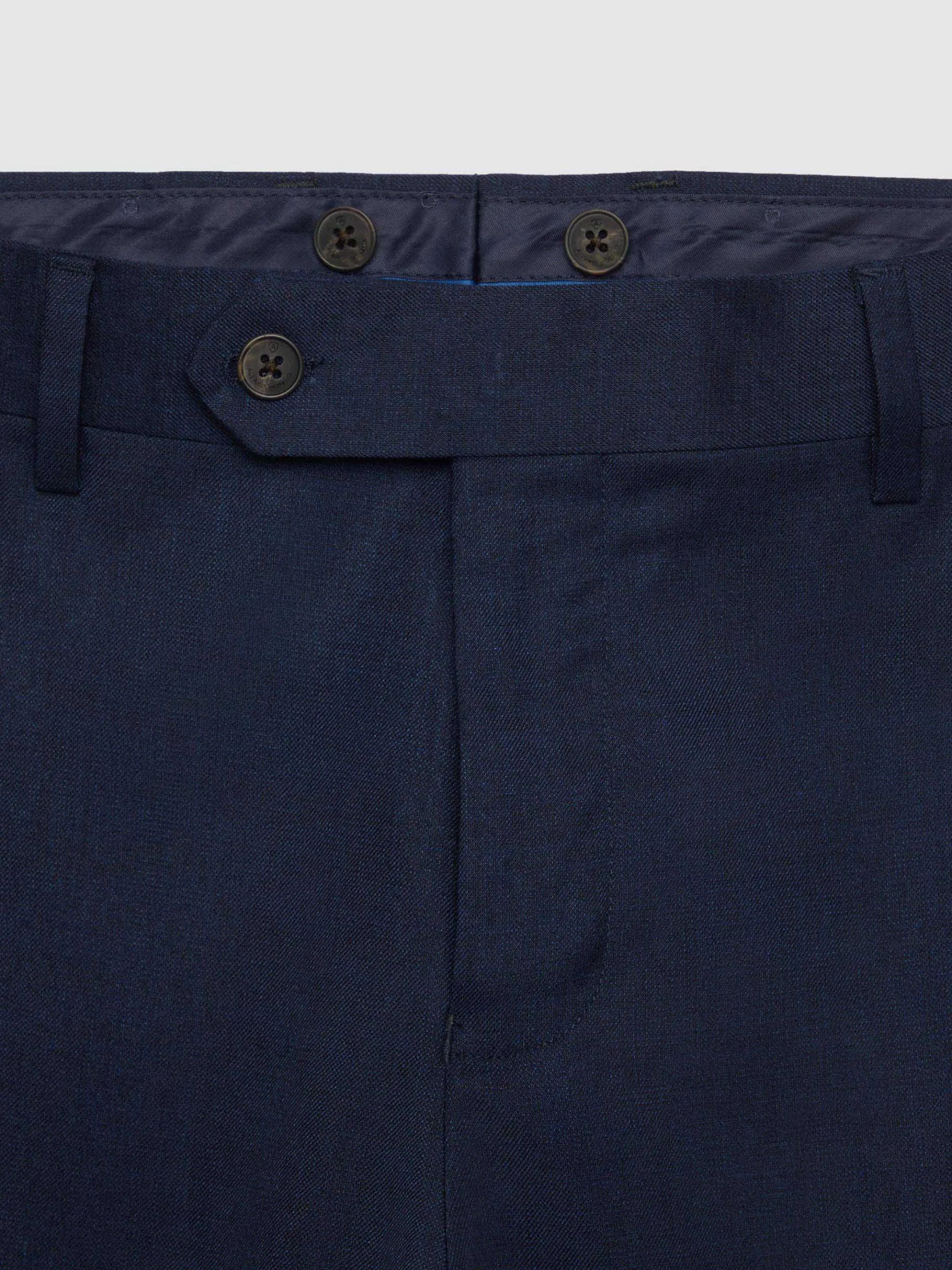 Alvaro Moreno Trajes|Trajes|PANTALON FIL A FIL Azul Marino