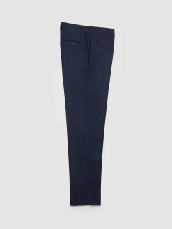 Alvaro Moreno Trajes|Trajes|PANTALON FIL A FIL Azul Marino
