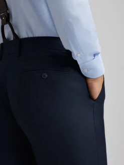Alvaro Moreno Trajes|Trajes|PANTALON FIL A FIL Azul Marino