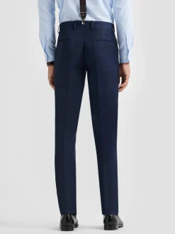 Alvaro Moreno Trajes|Trajes|PANTALON FIL A FIL Azul Marino