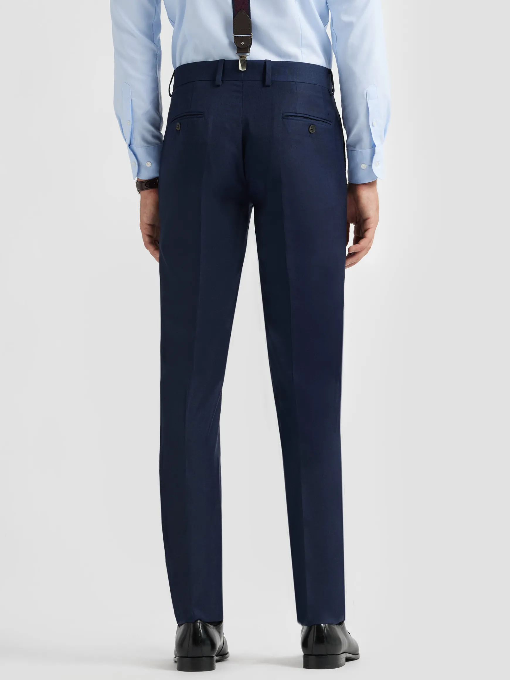 Alvaro Moreno Trajes|Trajes|PANTALON FIL A FIL Azul Marino