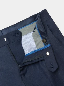 Alvaro Moreno Trajes|Trajes|PANTALON FIL A FIL CRUZADO Azul Marino
