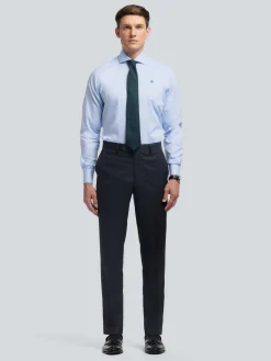 Alvaro Moreno Trajes|Trajes|PANTALON FIL A FIL CRUZADO Gris
