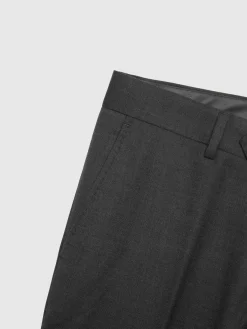 Alvaro Moreno Trajes|Trajes|PANTALON FIL A FIL CRUZADO Gris