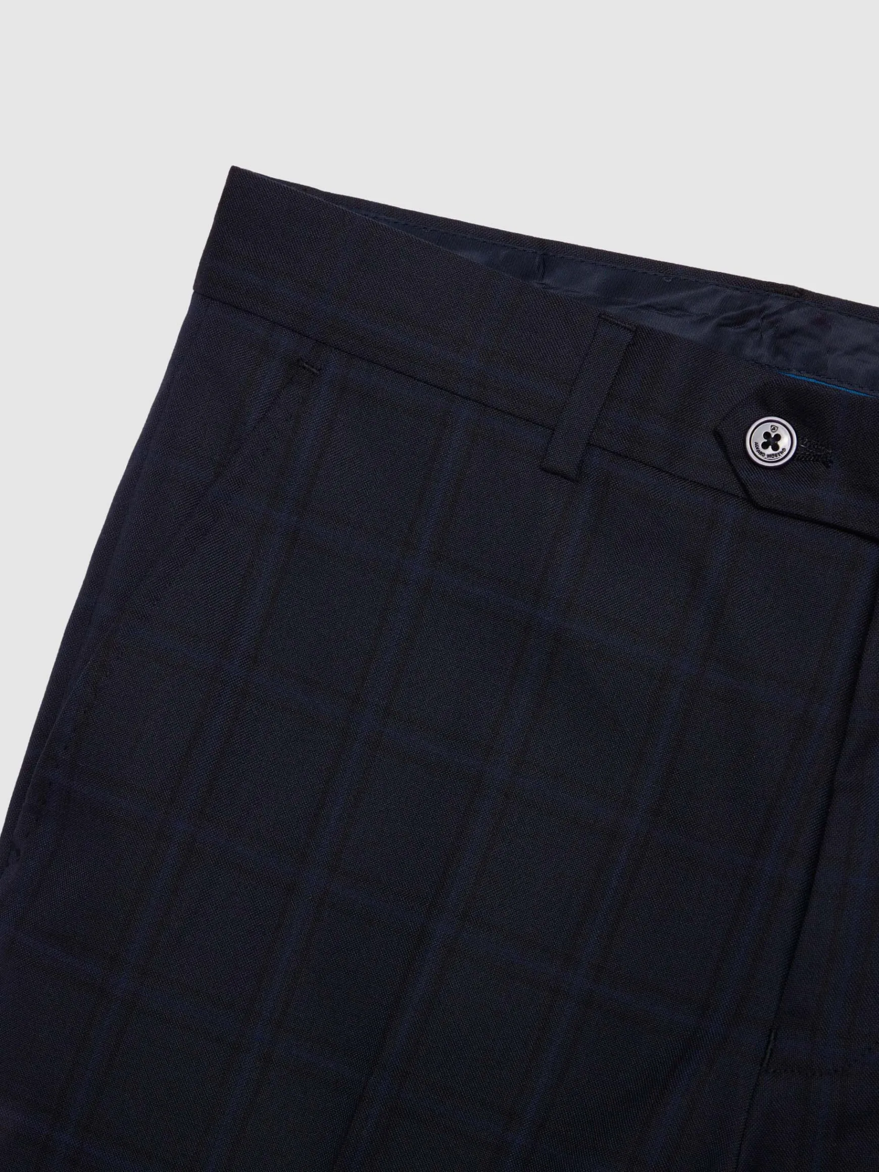 Alvaro Moreno Trajes|Trajes|PANTALON FINESTRA SLIM Azul Marino