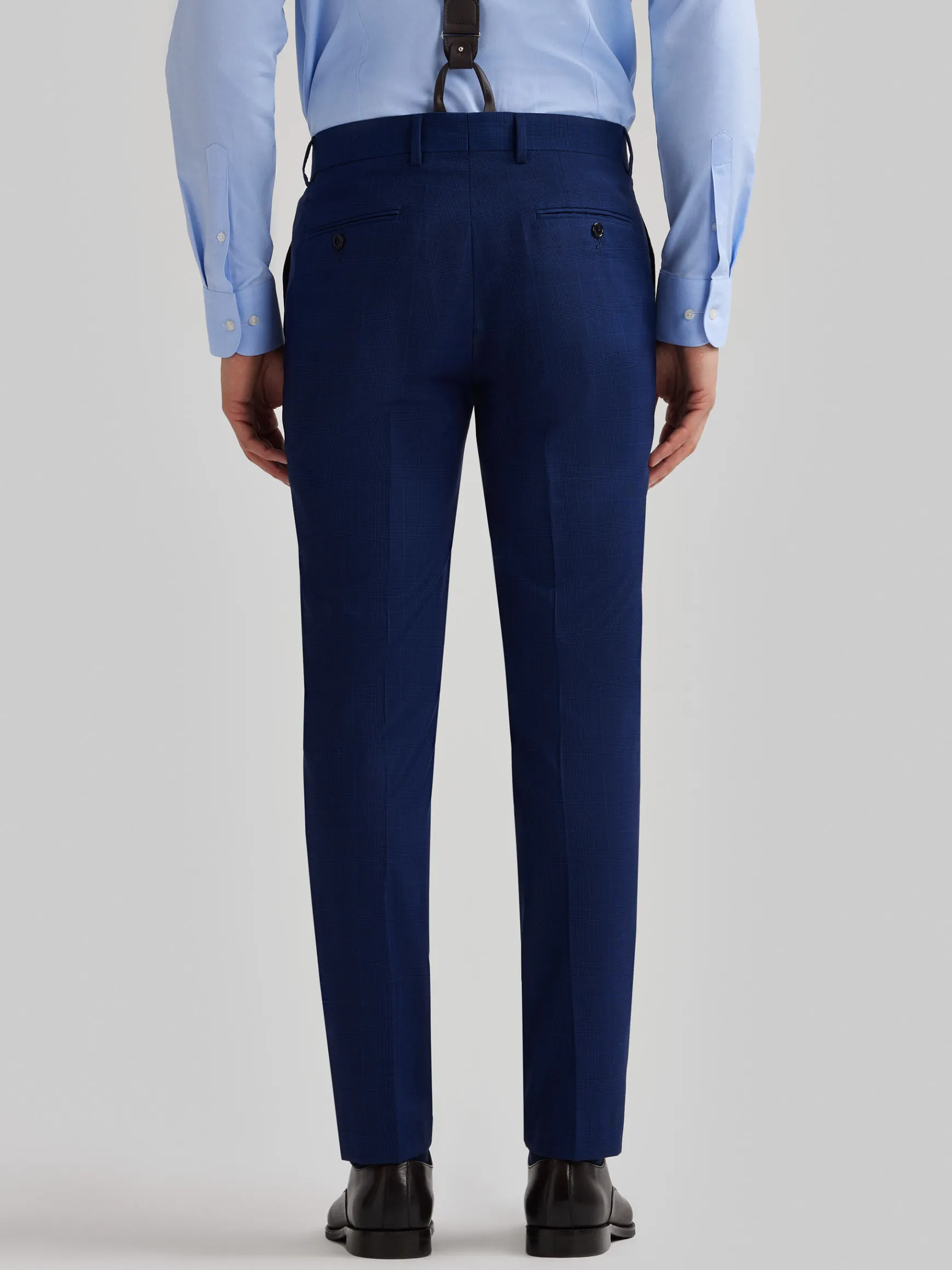 Alvaro Moreno Trajes|Trajes|PANTALON GALES SLIM Azul
