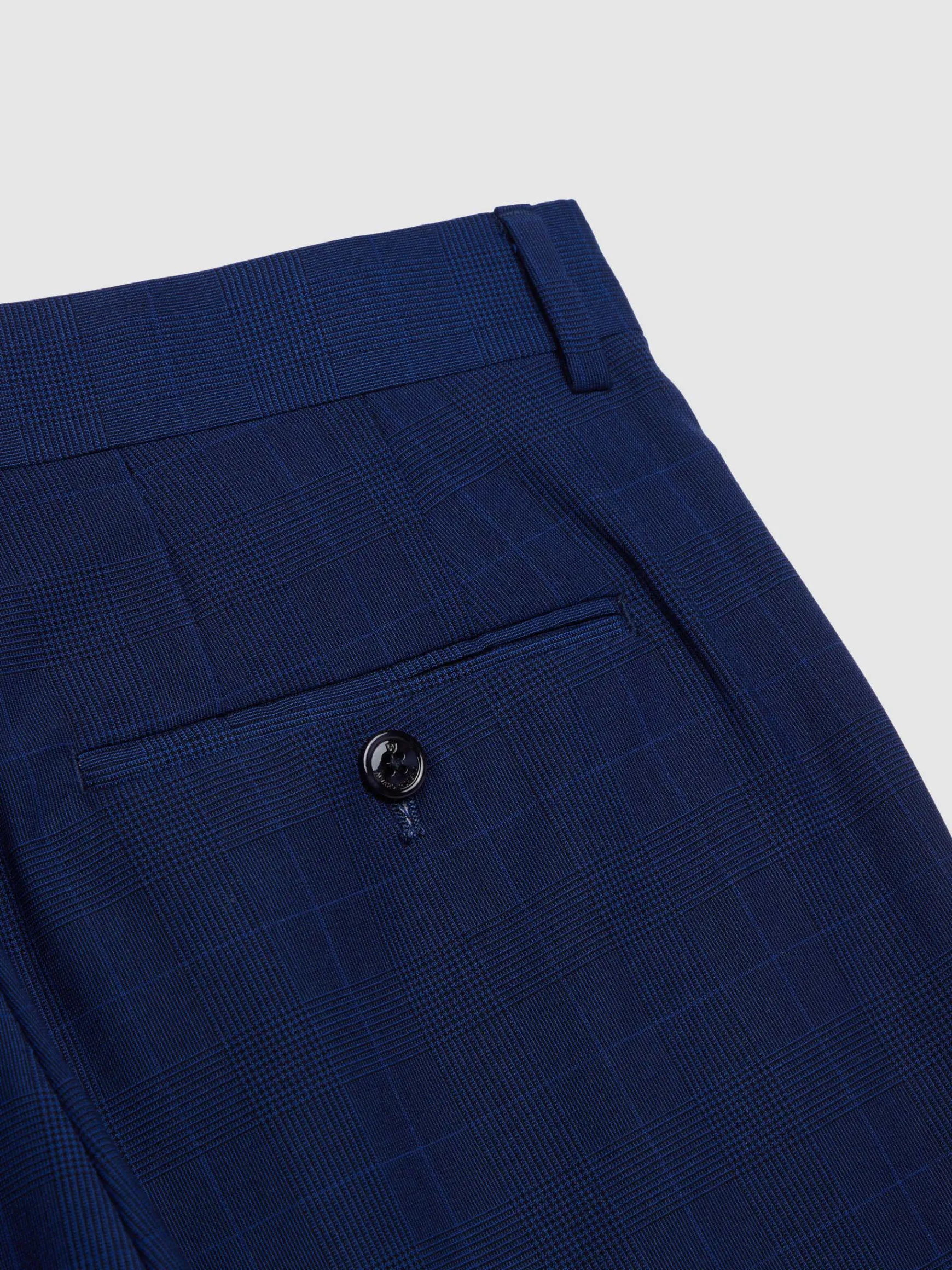 Alvaro Moreno Trajes|Trajes|PANTALON GALES SLIM Azul