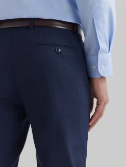 Alvaro Moreno Trajes|Trajes|PANTALON GALES SLIM Azul Marino