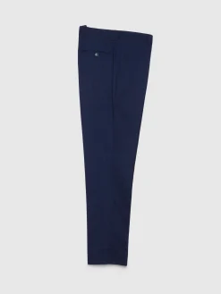 Alvaro Moreno Trajes|Trajes|PANTALON GALES SLIM Azul Marino