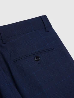 Alvaro Moreno Trajes|Trajes|PANTALON GALES SLIM Azul Marino