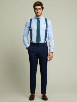 Alvaro Moreno Trajes|Trajes|PANTALON INFLUENCER Azul Marino
