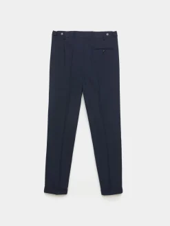 Alvaro Moreno Trajes|Trajes|PANTALON INFLUENCER Azul Marino