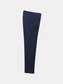 Alvaro Moreno Trajes|Trajes|PANTALON MICRO BIRD Azul Marino