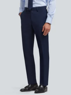 Alvaro Moreno Trajes|Trajes|PANTALON MICRO BIRD Azul Marino