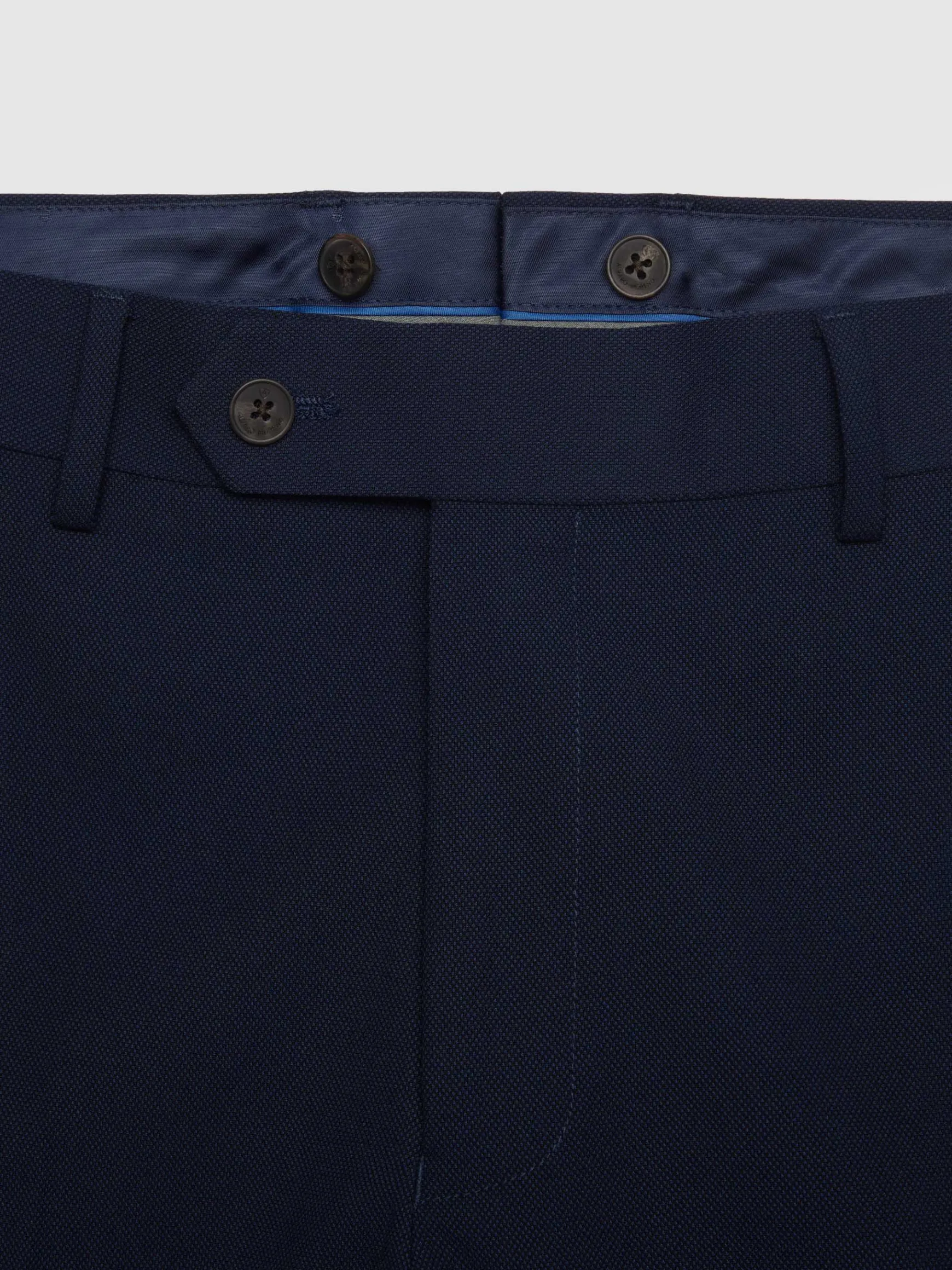 Alvaro Moreno Trajes|Trajes|PANTALON MICRO BIRD Azul Marino