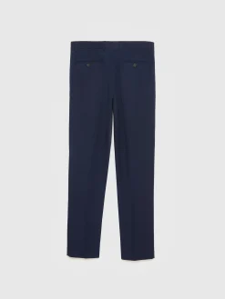 Alvaro Moreno Trajes|Trajes|PANTALON MICRO BIRD Azul Marino