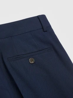Alvaro Moreno Trajes|Trajes|PANTALON MICRO BIRD Azul Marino
