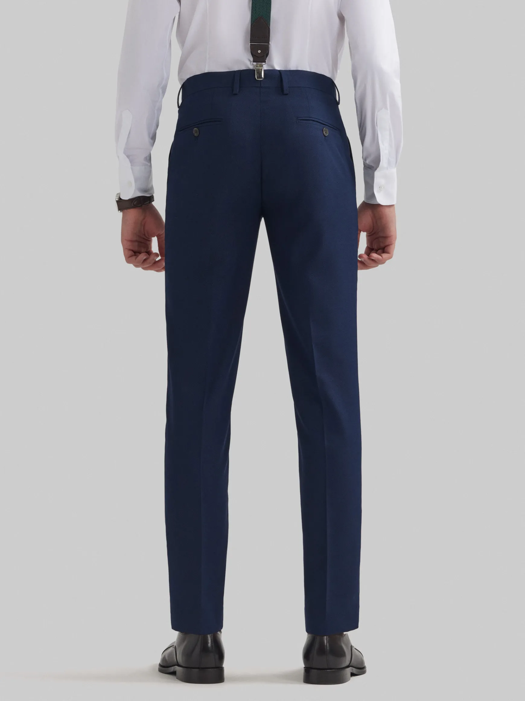 Alvaro Moreno Trajes|Trajes - Vestir|PANTALON MICRO CADETE Azul Marino