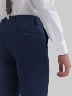 Alvaro Moreno Trajes|Trajes - Vestir|PANTALON MICRO CADETE Azul Marino