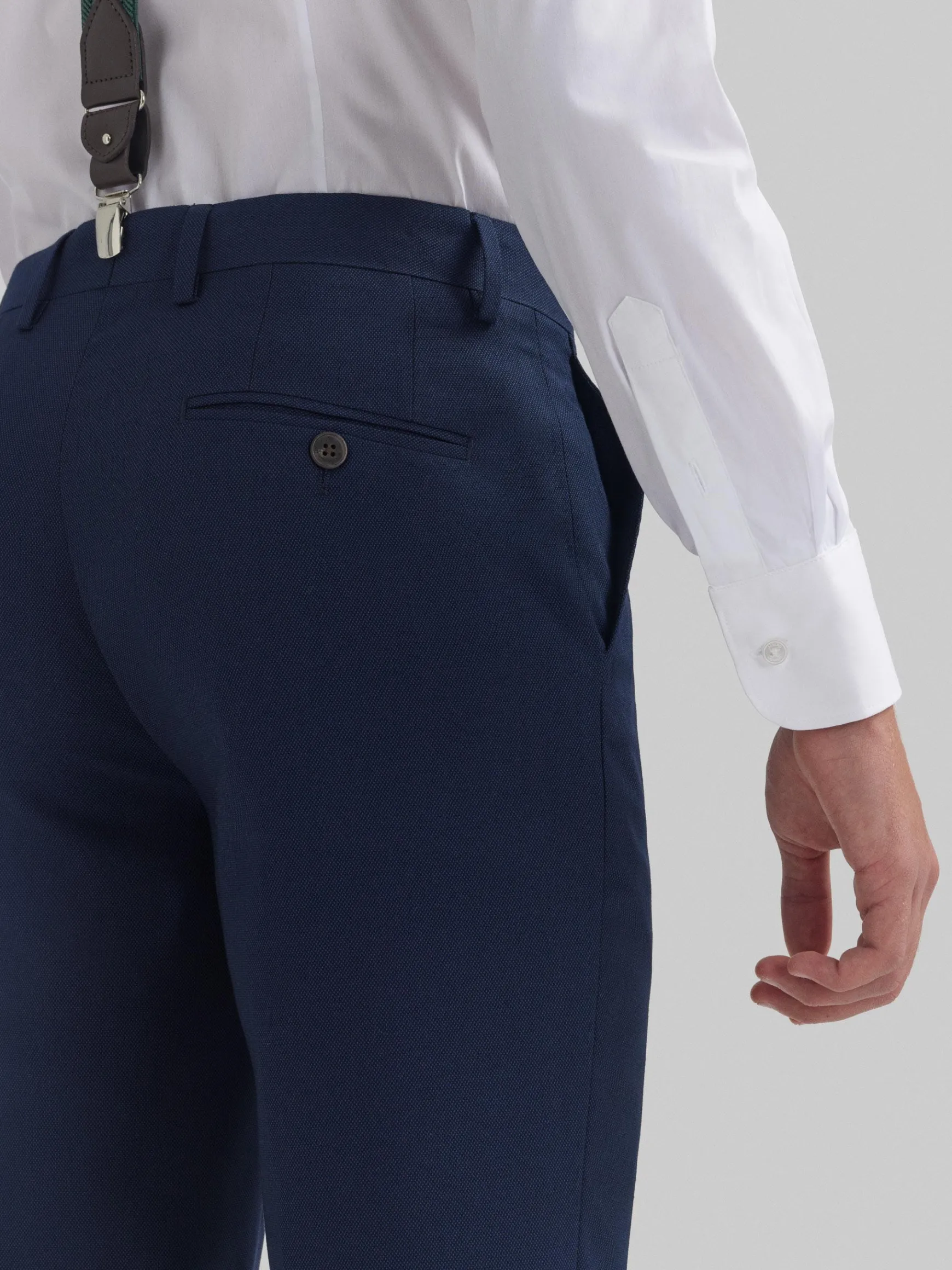 Alvaro Moreno Trajes|Trajes - Vestir|PANTALON MICRO CADETE Azul Marino