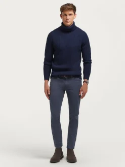 Alvaro Moreno Casual|PANTALON MICRO 5PKT Azul Marino
