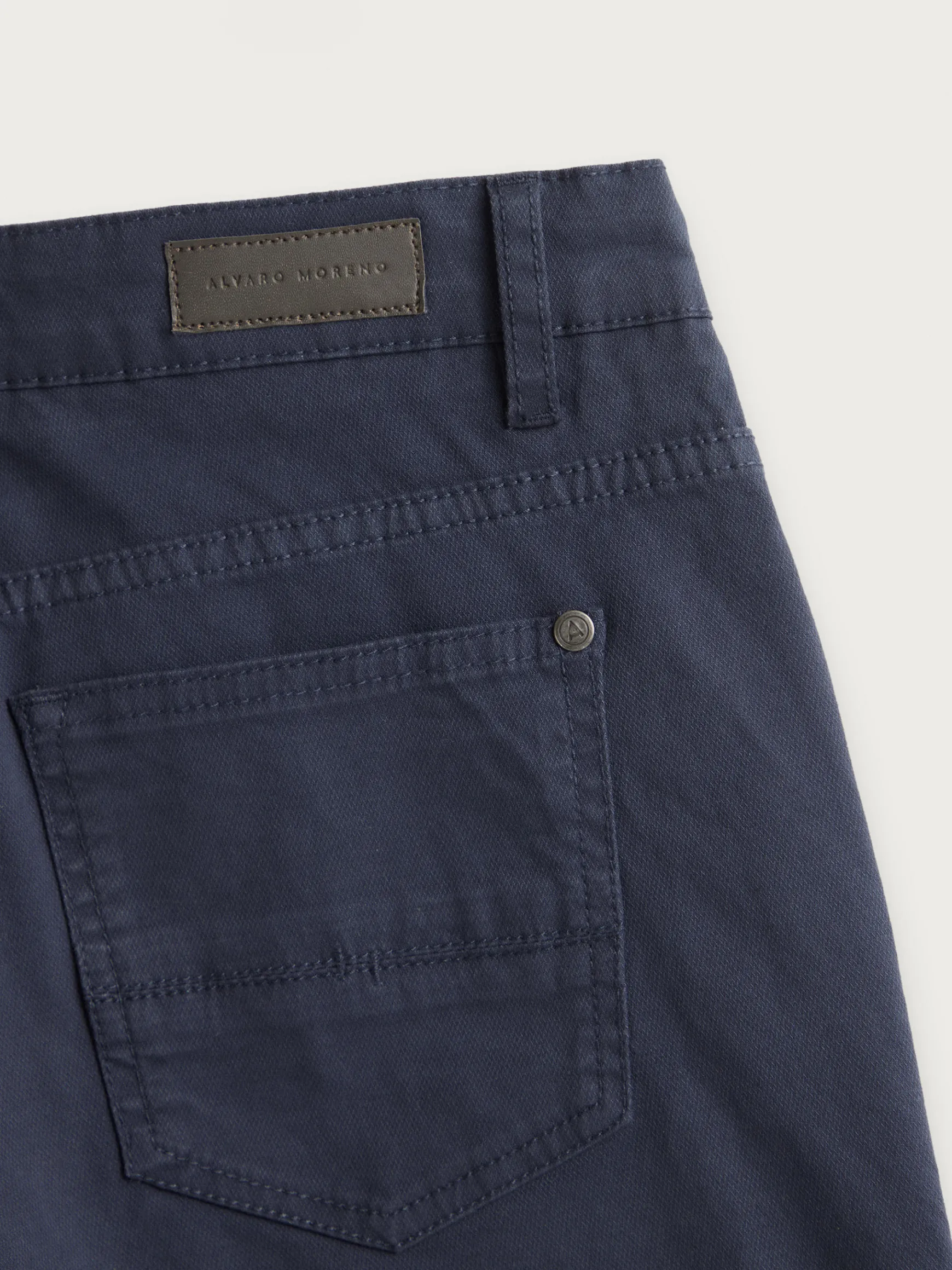 Alvaro Moreno Casual|PANTALON MICRO 5PKT Azul Marino