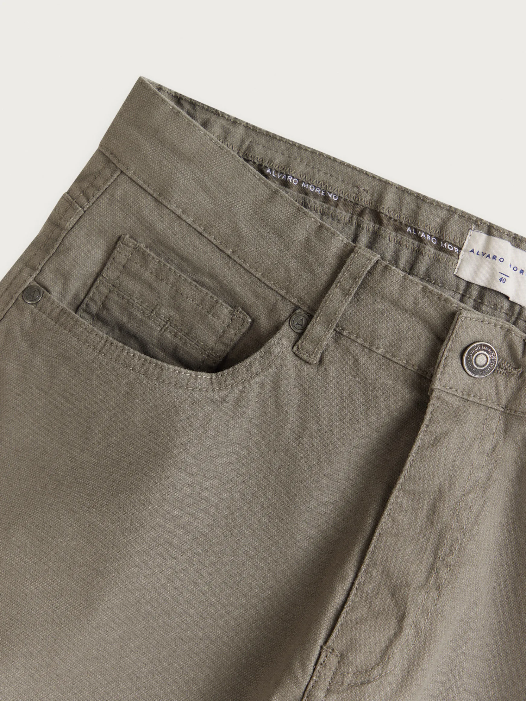 Alvaro Moreno Casual|PANTALON MICRO 5PKT Verde