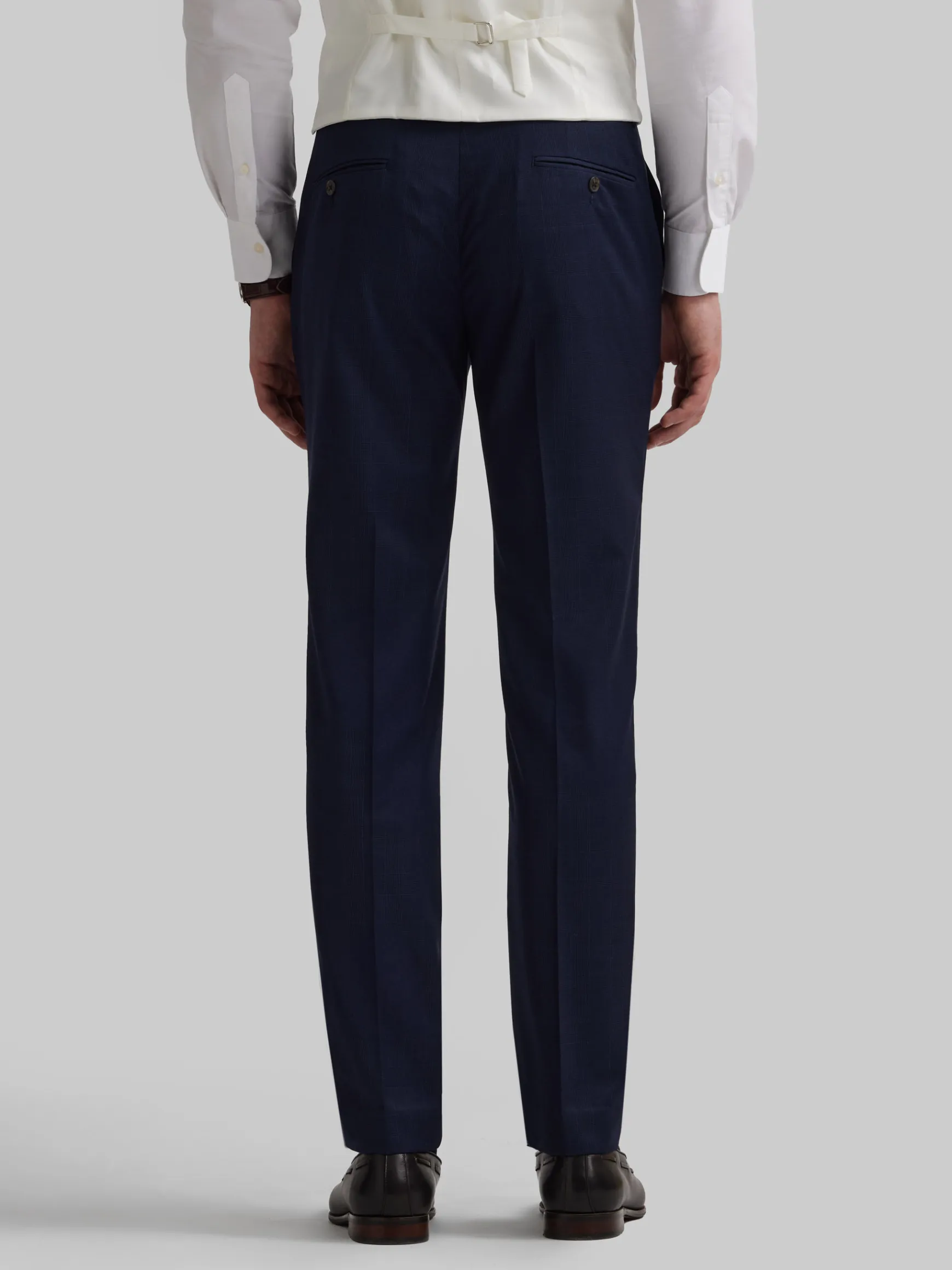 Alvaro Moreno Trajes|Trajes|PANTALON MILANO GALES Azul Marino