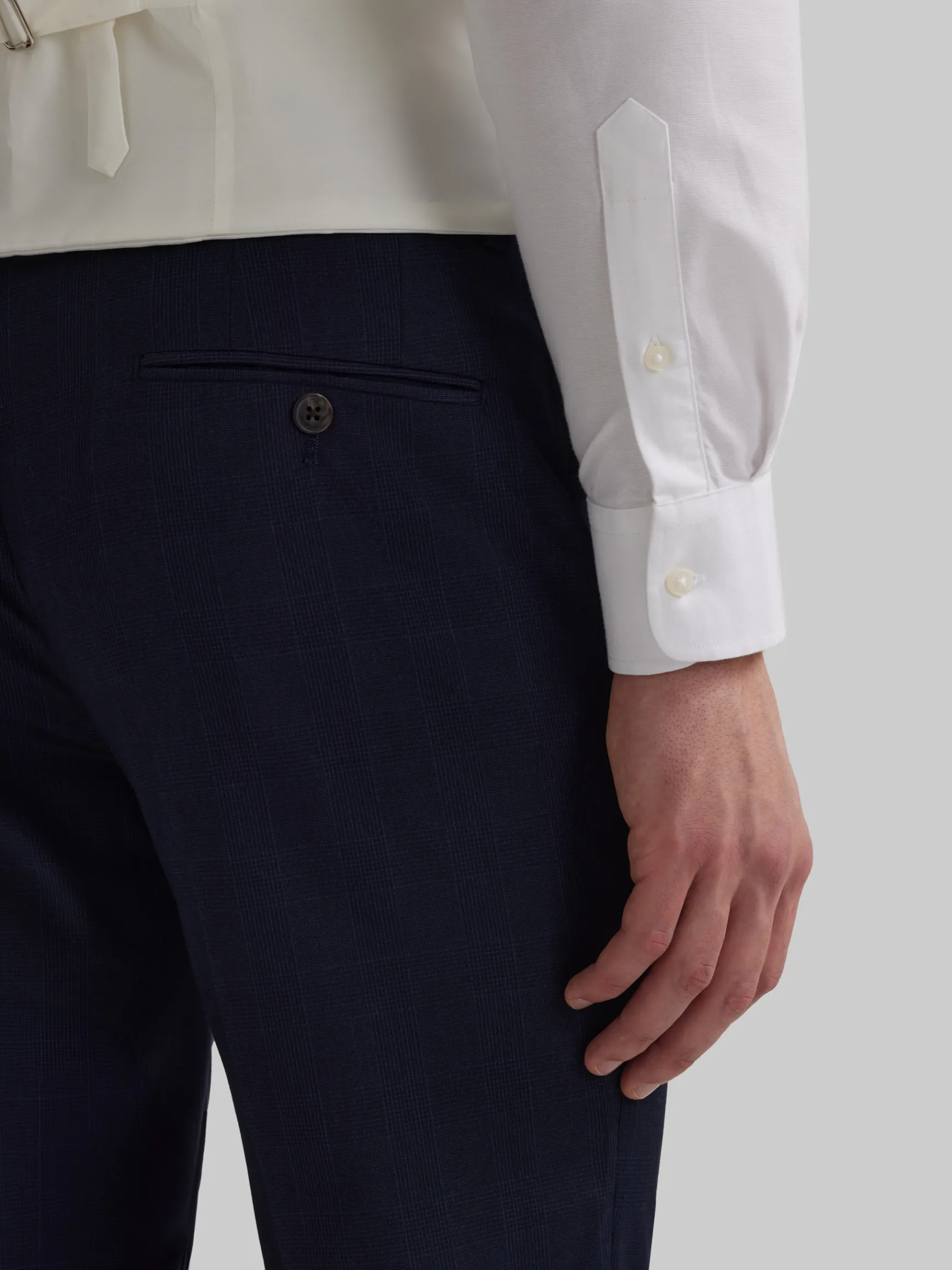 Alvaro Moreno Trajes|Trajes|PANTALON MILANO GALES Azul Marino