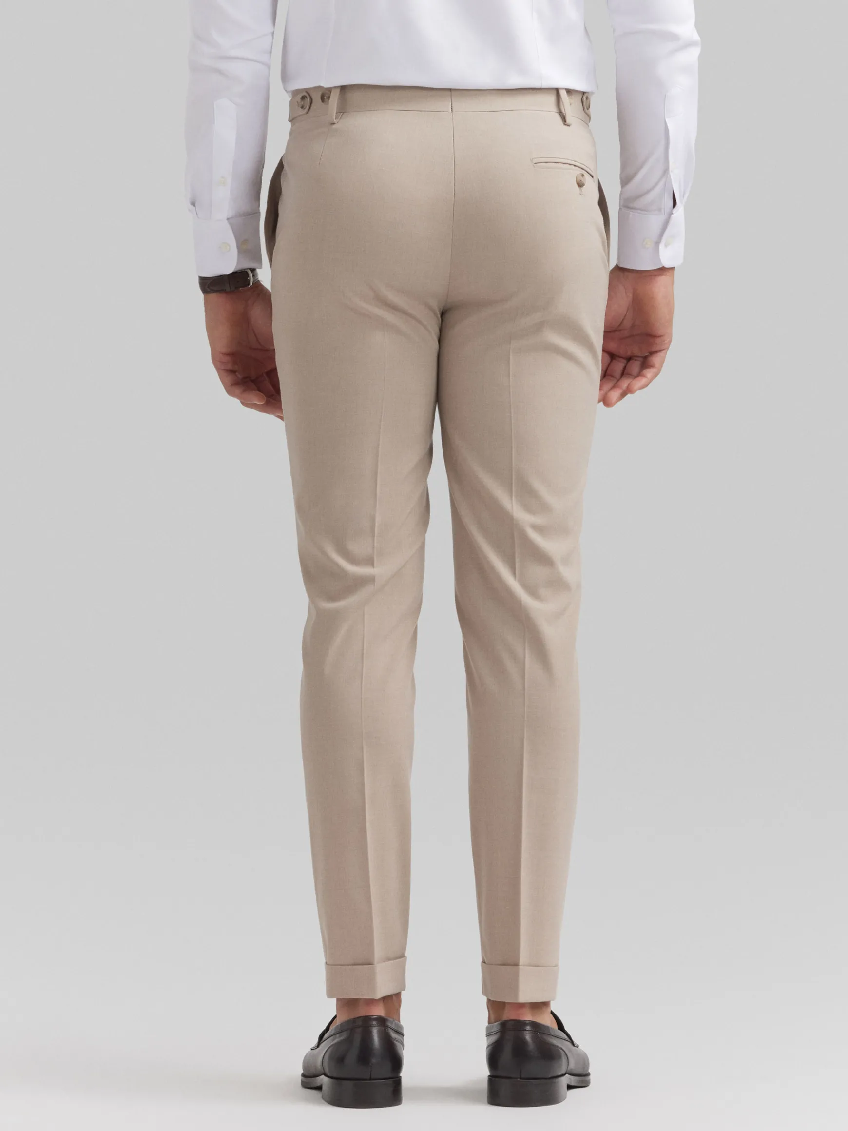 Alvaro Moreno Trajes|Trajes|PANTALON NAPOLI Beige