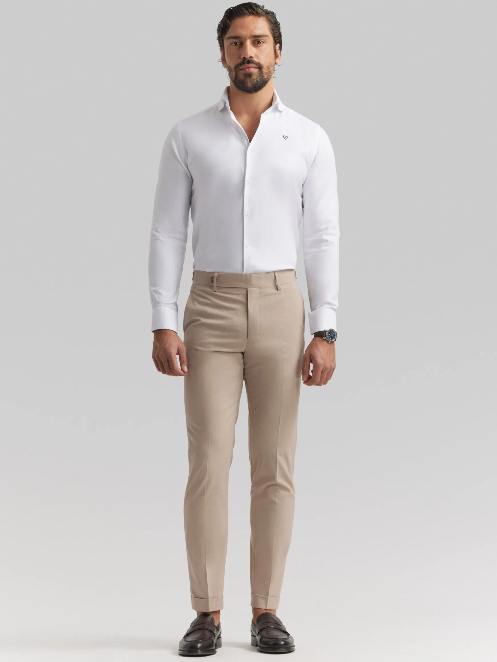 Alvaro Moreno Trajes|Trajes|PANTALON NAPOLI Beige