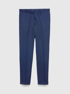 Alvaro Moreno Trajes|Trajes|PANTALON NAPOLI MICROBIRD Azul