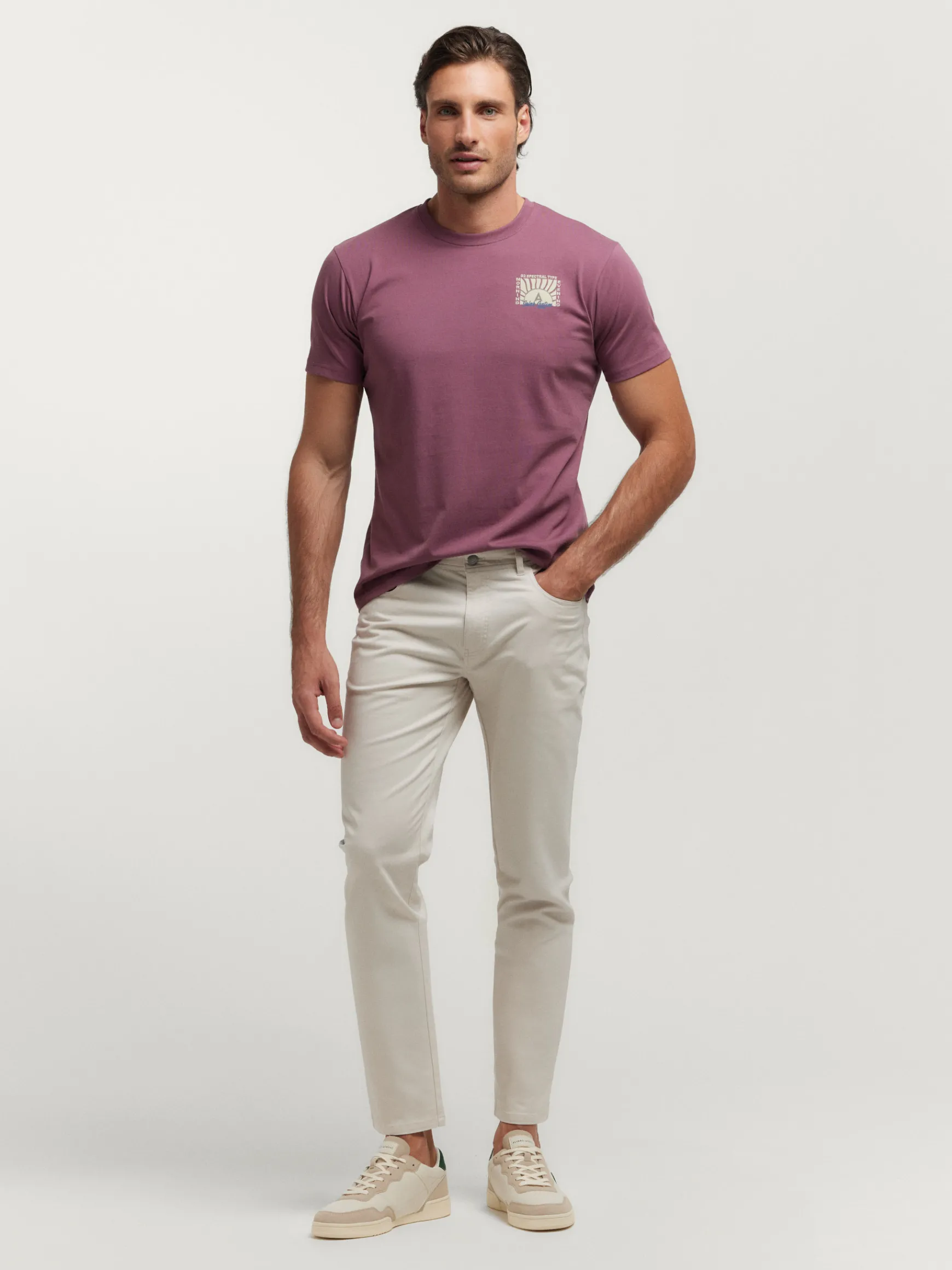 Alvaro Moreno Teen|Casual|PANTALON PIC PIC Crudo