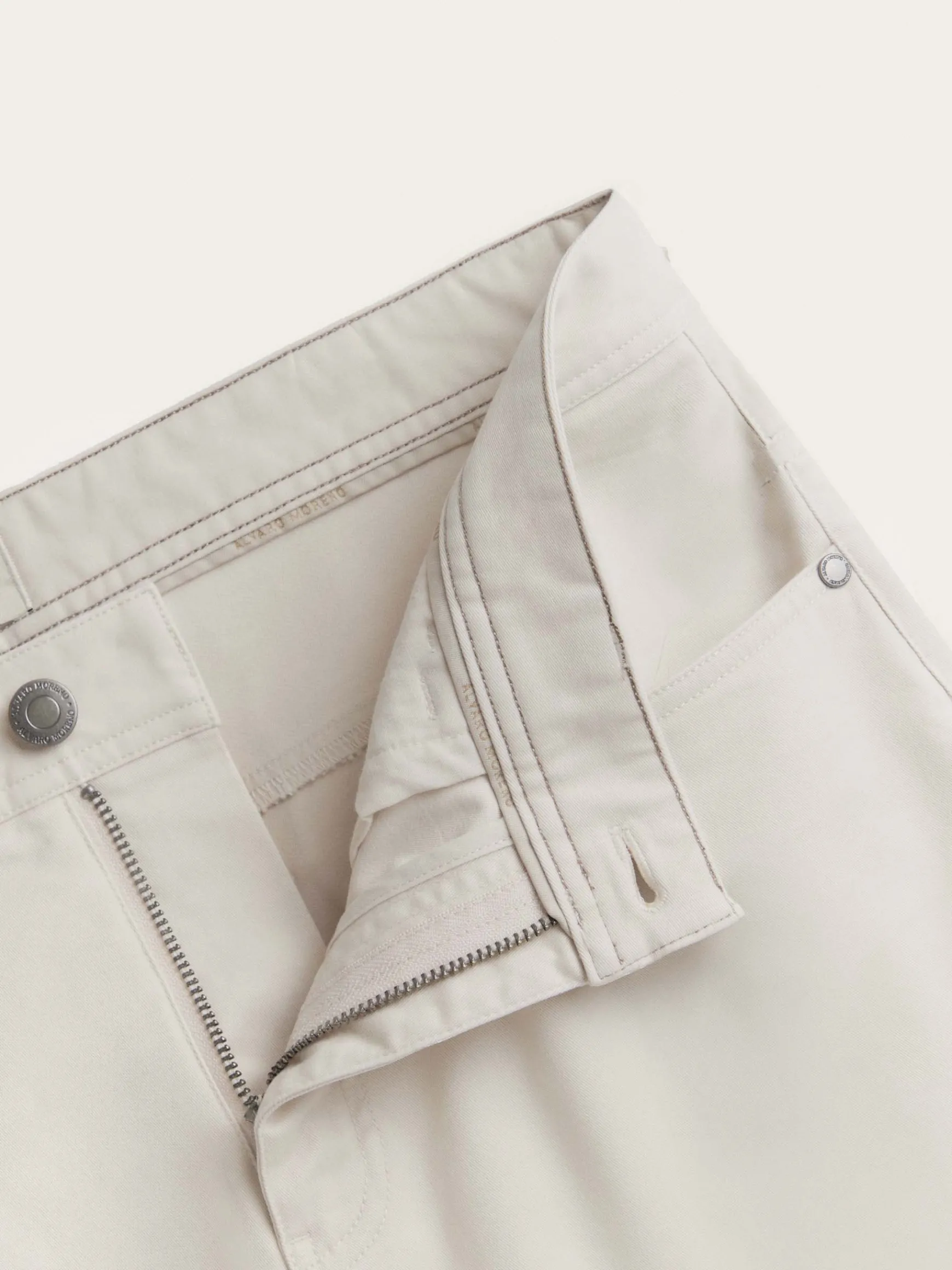 Alvaro Moreno Teen|Casual|PANTALON PIC PIC Crudo