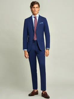 Alvaro Moreno Trajes|Trajes|PANTALON PLAIN SLIM Azul