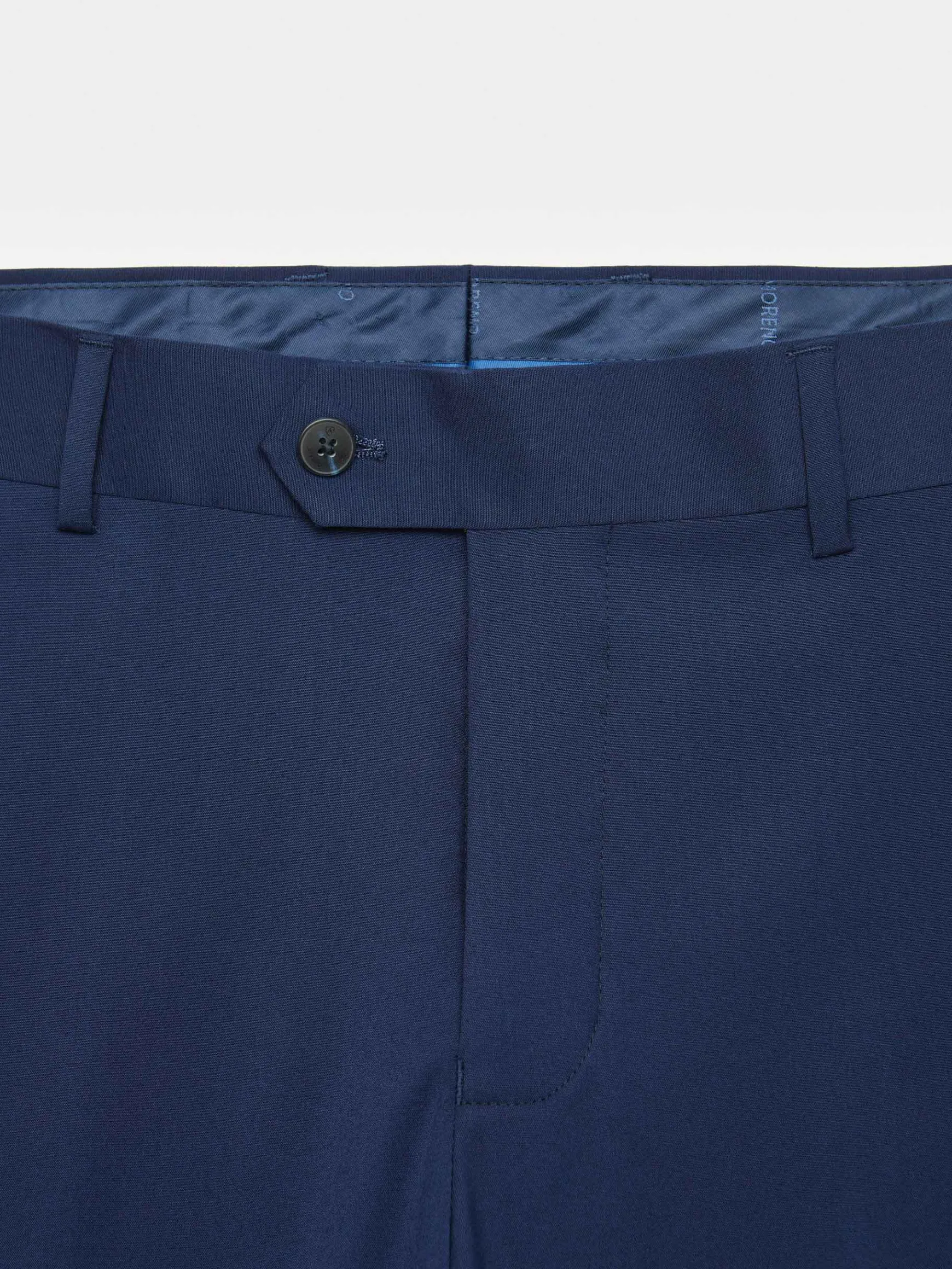 Alvaro Moreno Trajes|Trajes|PANTALON PLAIN SLIM Azul