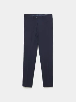 Alvaro Moreno Trajes|Trajes|PANTALON PLAIN SLIM Azul Marino