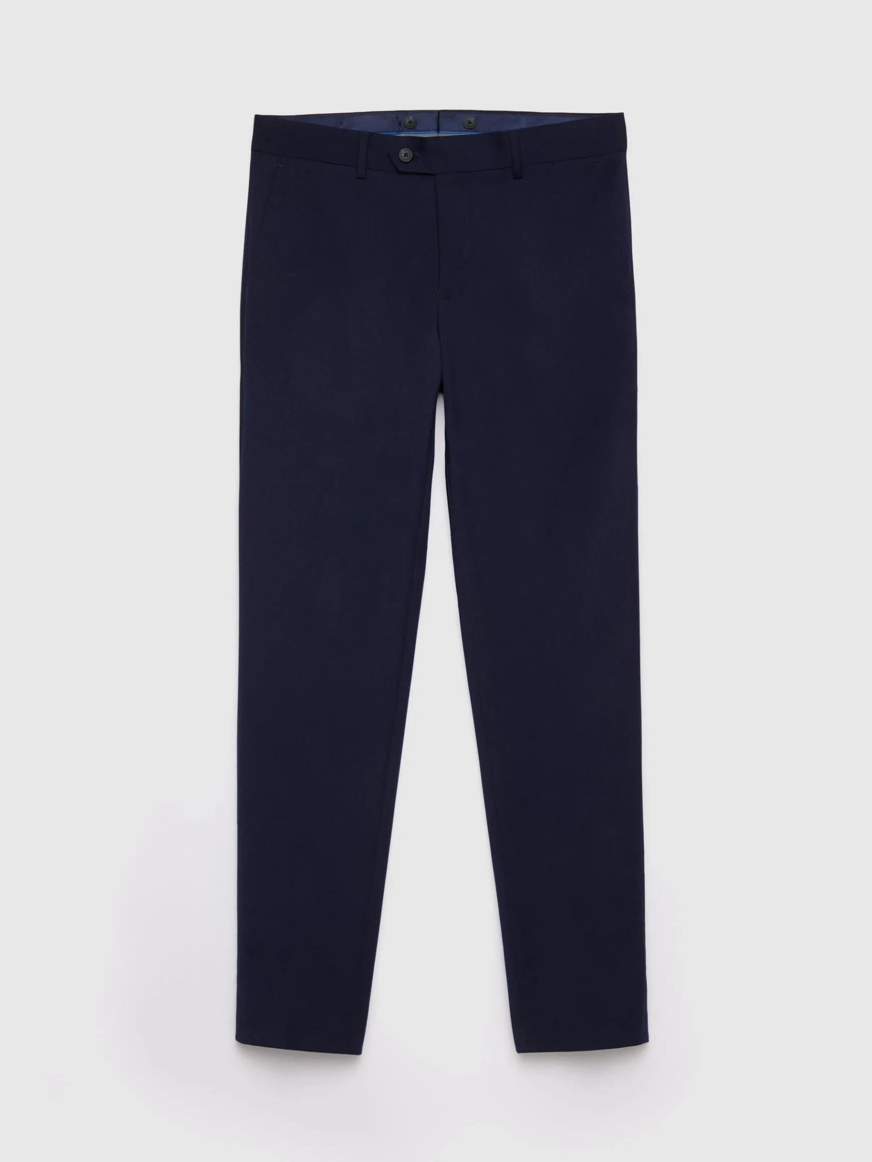Alvaro Moreno Trajes|Trajes|PANTALON PLAIN SLIM Azul Marino