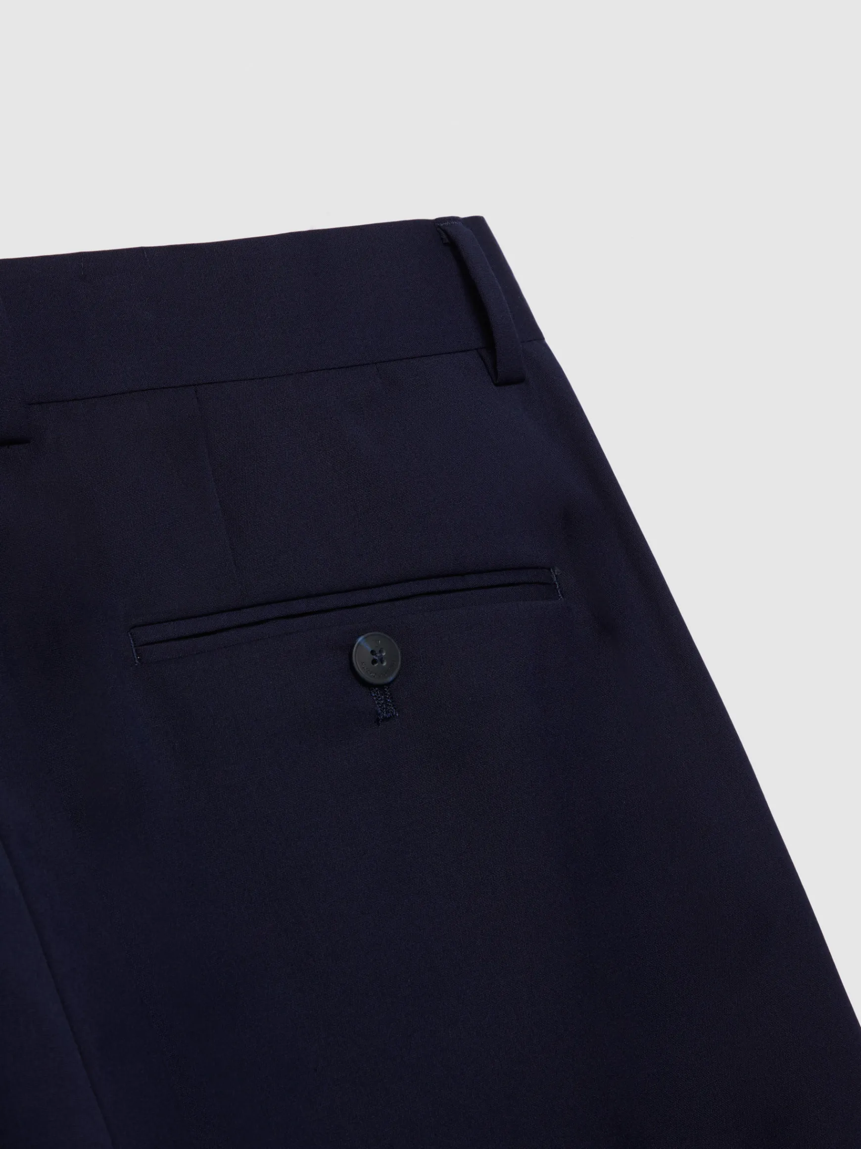 Alvaro Moreno Trajes|Trajes|PANTALON PLAIN SLIM Azul Marino