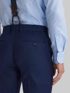 Alvaro Moreno Trajes|Trajes|PANTALON TWILL Azul