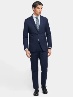 Alvaro Moreno Trajes|Trajes|PANTALON TWILL Azul Marino