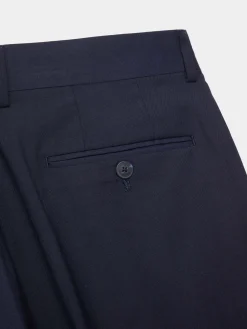 Alvaro Moreno Trajes|Trajes|PANTALON TWILL Azul Marino