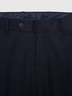 Alvaro Moreno Trajes|Trajes|PANTALON TWILL Azul Marino