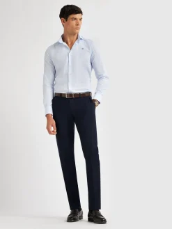 Alvaro Moreno Trajes|Trajes|PANTALON TWILL Azul Marino