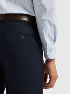 Alvaro Moreno Trajes|Trajes|PANTALON TWILL Azul Marino
